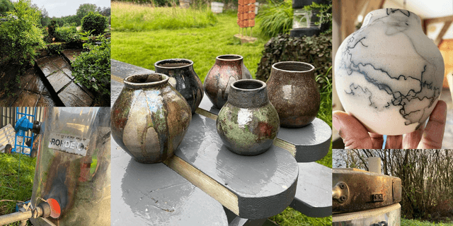 A Raku Firing - Pottery Workshop  25 October  10am - 3pm   
